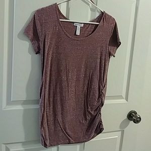 Rouched maternity shirt. Never worn' washed once